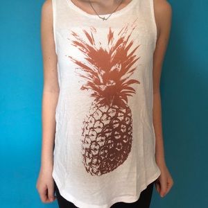 Lucky brand pineapple tank top
